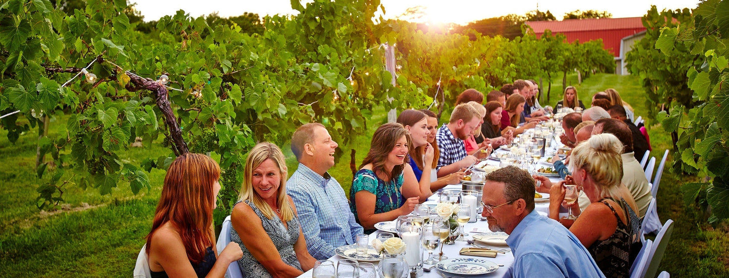 July 29, 2024 - Dinner for 2 at the Vineyard - Gift Certificate