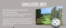 Load image into Gallery viewer, 1 Hour of Golf Simulator Time - Gift Card
